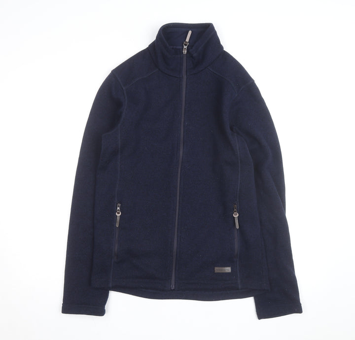 Brasher Men's Blue Fleece Soft Shell Jacket Size S Outdoor Hiking