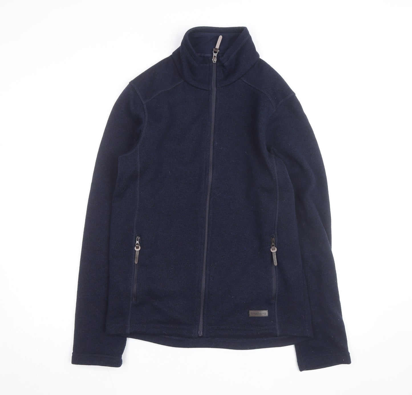 Brasher Men's Blue Fleece Soft Shell Jacket Size S Outdoor Hiking