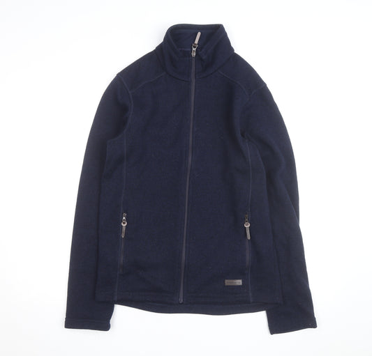 Brasher Men's Blue Fleece Soft Shell Jacket Size S Outdoor Hiking