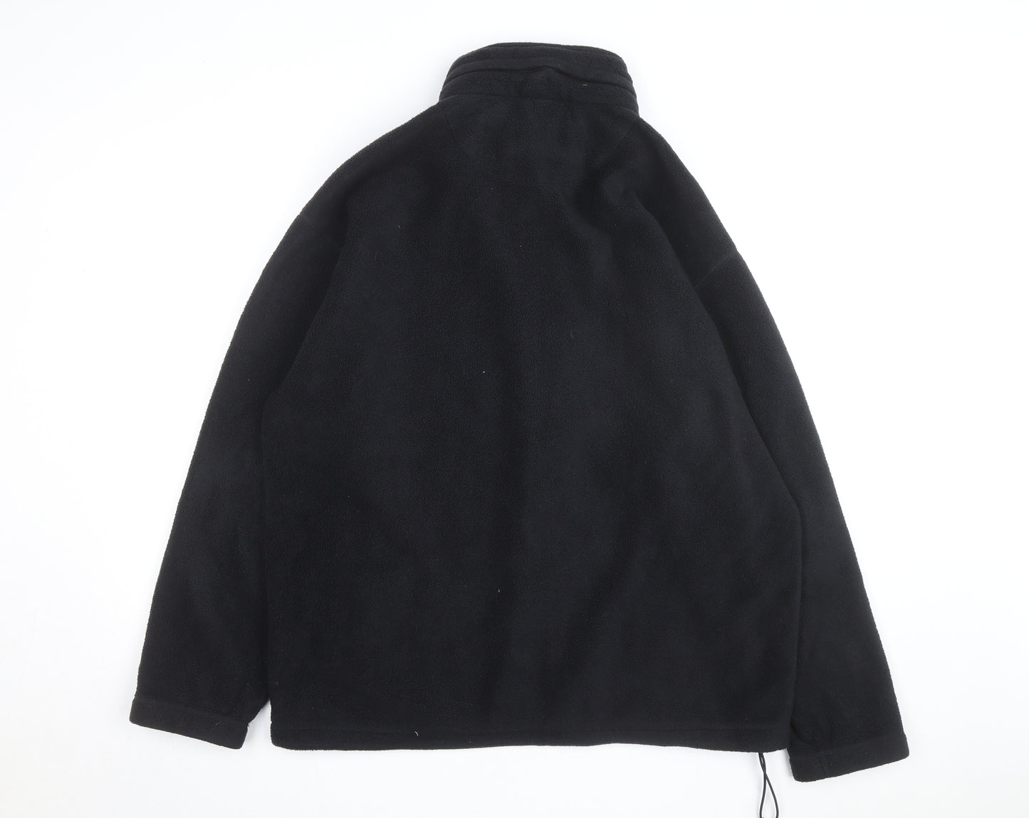 Marks and Spencer Men's Black Fleece Full Zip Jacket Size L