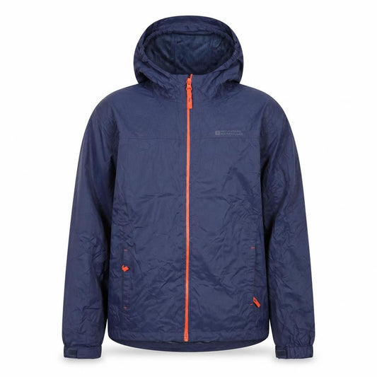 Mountain Warehouse Boys Blue Hooded Windbreaker Jacket 11-12 Years Water Resistant