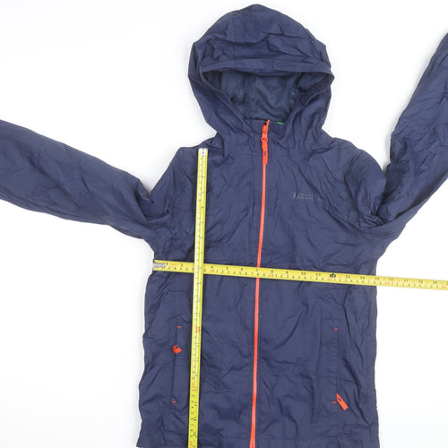 Mountain Warehouse Boys Blue Hooded Windbreaker Jacket 11-12 Years Water Resistant