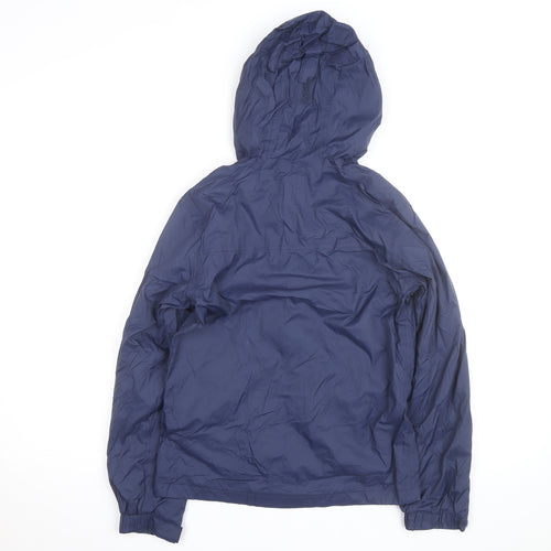 Mountain Warehouse Boys Blue Hooded Windbreaker Jacket 11-12 Years Water Resistant