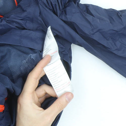 Mountain Warehouse Boys Blue Hooded Windbreaker Jacket 11-12 Years Water Resistant