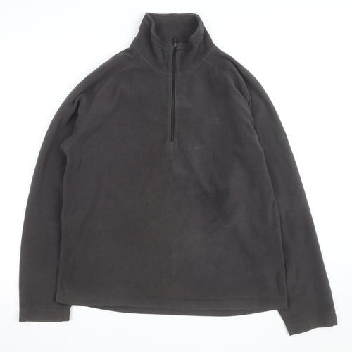 Craghoppers Men's Black Fleece Half Zip Pullover Sweatshirt M
