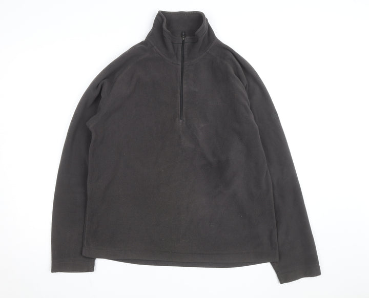 Craghoppers Men's Black Fleece Half Zip Pullover Sweatshirt M