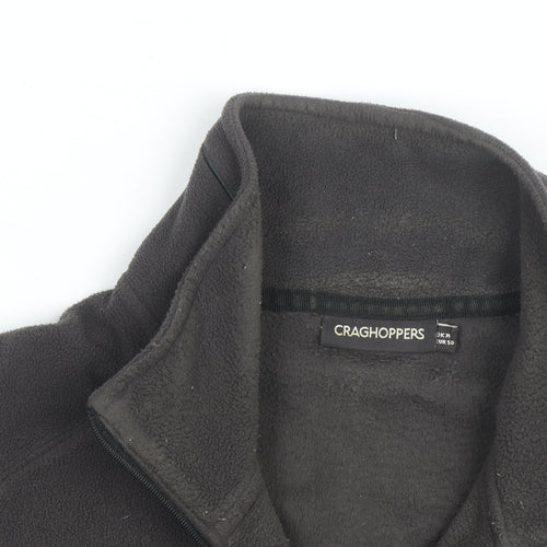 Craghoppers Men's Black Fleece Half Zip Pullover Sweatshirt M