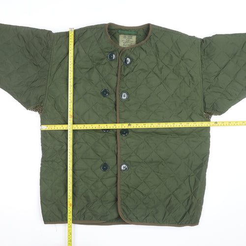 Bernard Uniforms Men’s Green Quilted Cold Weather Military Jacket XL