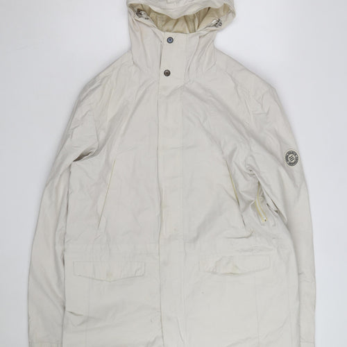 Norse Projects Men's Beige Hooded Parka Jacket Size L