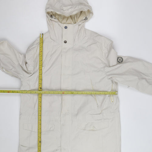 Norse Projects Men's Beige Hooded Parka Jacket Size L