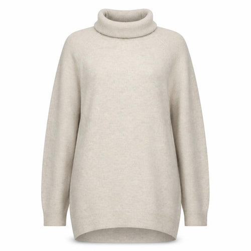 H&M Women’s Beige Wool Alpaca Roll Neck Jumper XS