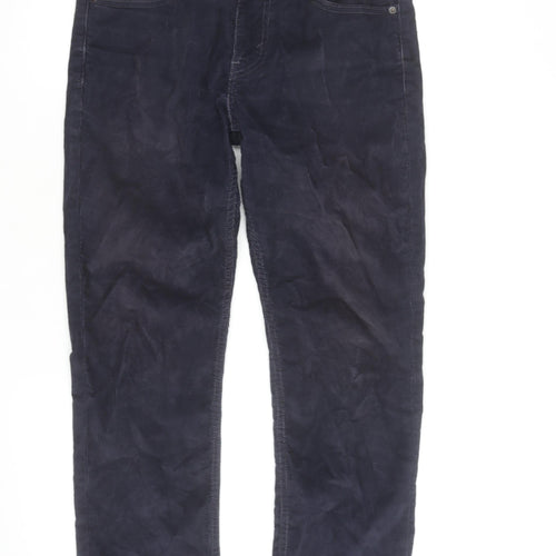 Levi's Men's Blue Corduroy 511 Slim Fit Trousers W29 L32