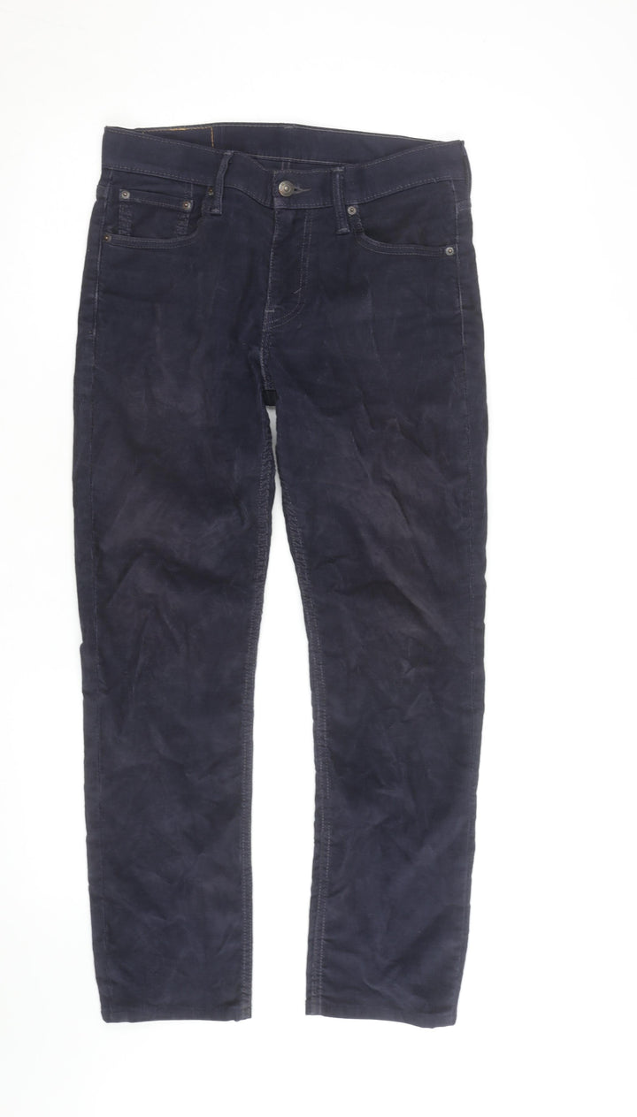 Levi's Men's Blue Corduroy 511 Slim Fit Trousers W29 L32