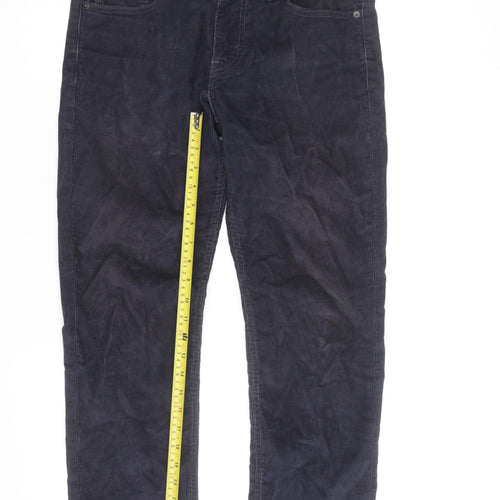 Levi's Men's Blue Corduroy 511 Slim Fit Trousers W29 L32
