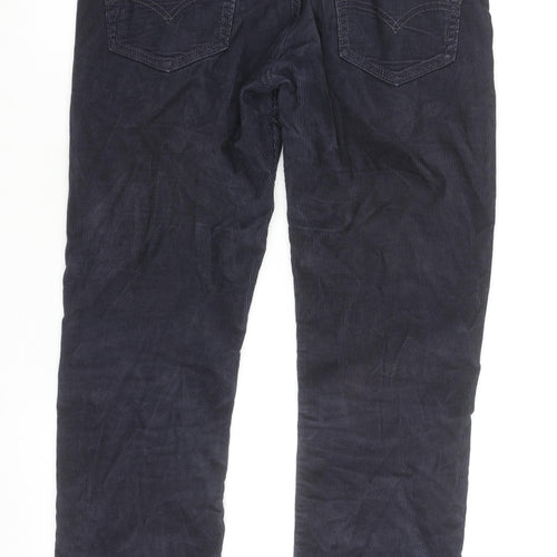 Levi's Men's Blue Corduroy 511 Slim Fit Trousers W29 L32