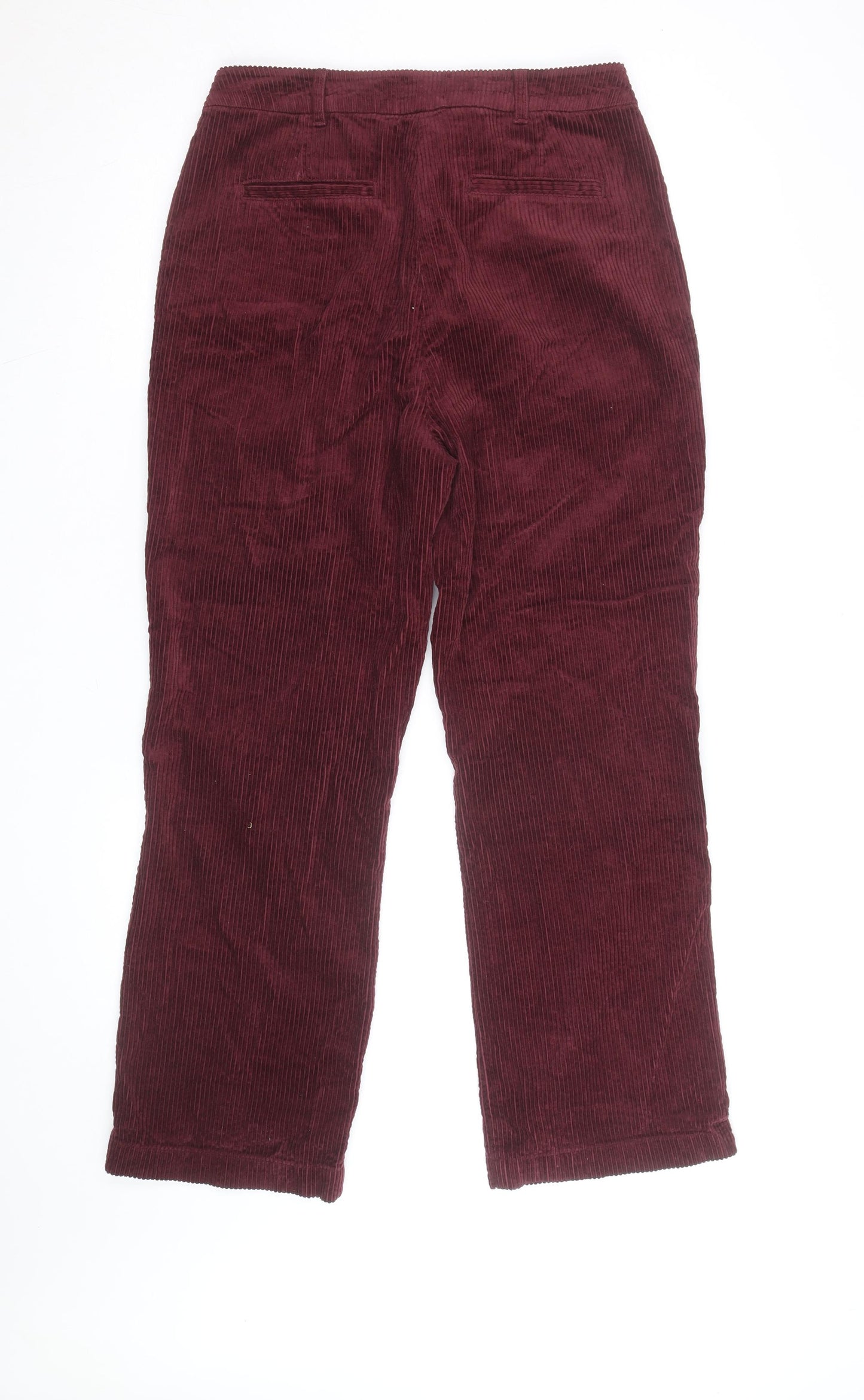 Seasalt Cornwall Womens Burgundy Corduroy Trousers UK 12 Regular