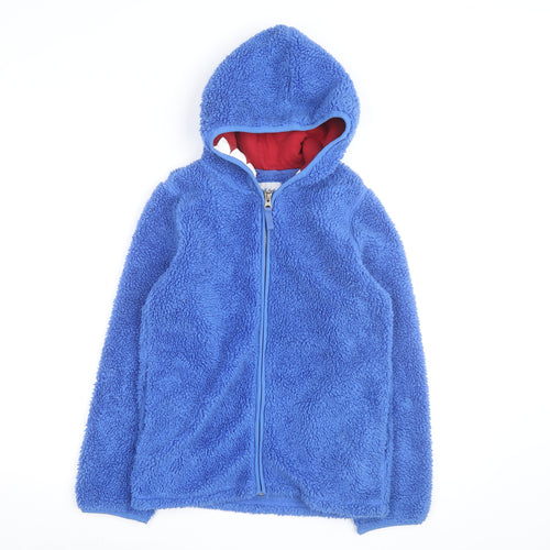 FatFace Boys Blue Full Zip Hoodie Fleece Age 10-11 Years