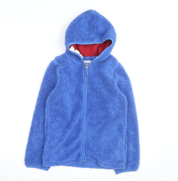 FatFace Boys Blue Full Zip Hoodie Fleece Age 10-11 Years