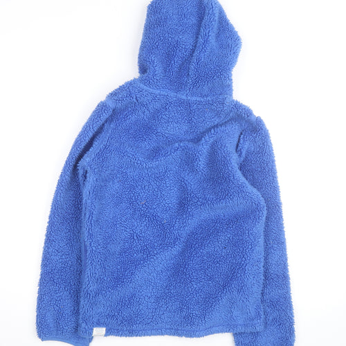FatFace Boys Blue Full Zip Hoodie Fleece Age 10-11 Years