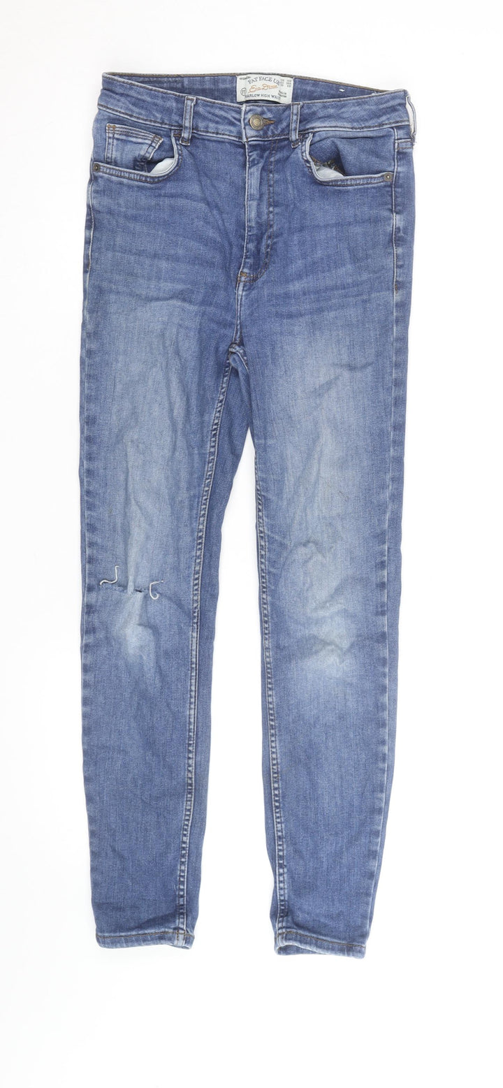 Fat Face Women’s Blue Harlow High Waist Skinny Jeans Size 10