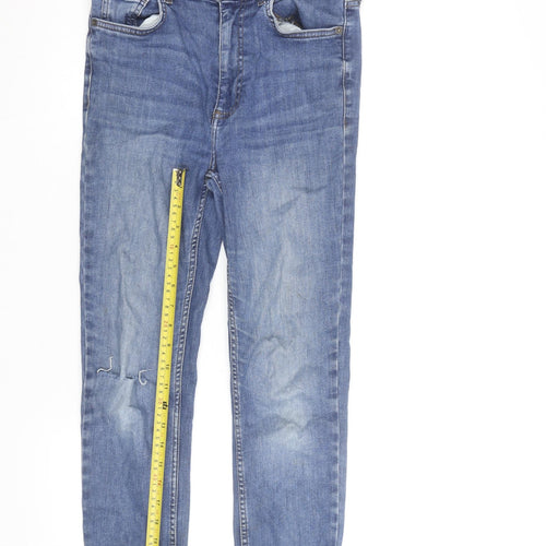 Fat Face Women’s Blue Harlow High Waist Skinny Jeans Size 10