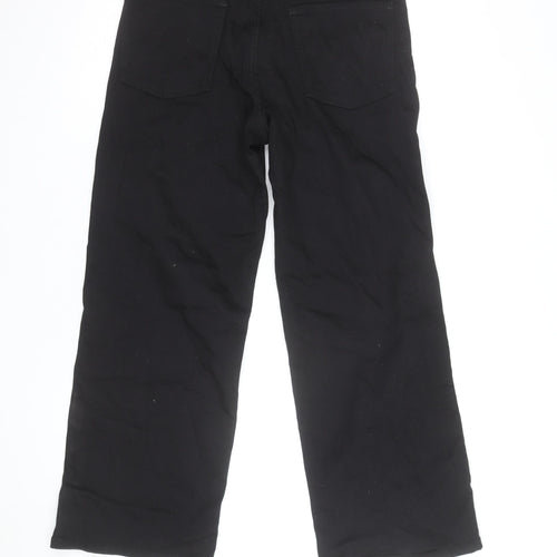 Marks and Spencer Womens Black Size 12 Straight Jeans