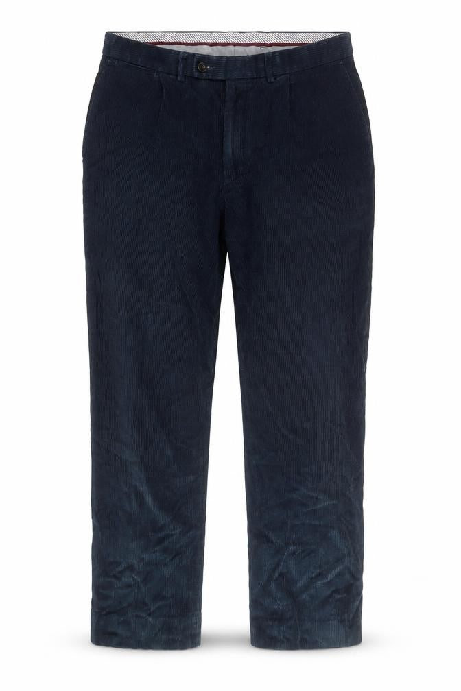 Marks and Spencer Men's Blue Corduroy Trousers 36W 29L Regular Fit