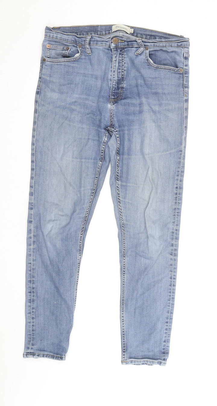 French Connection Women's Blue Skinny Jeans Size 10