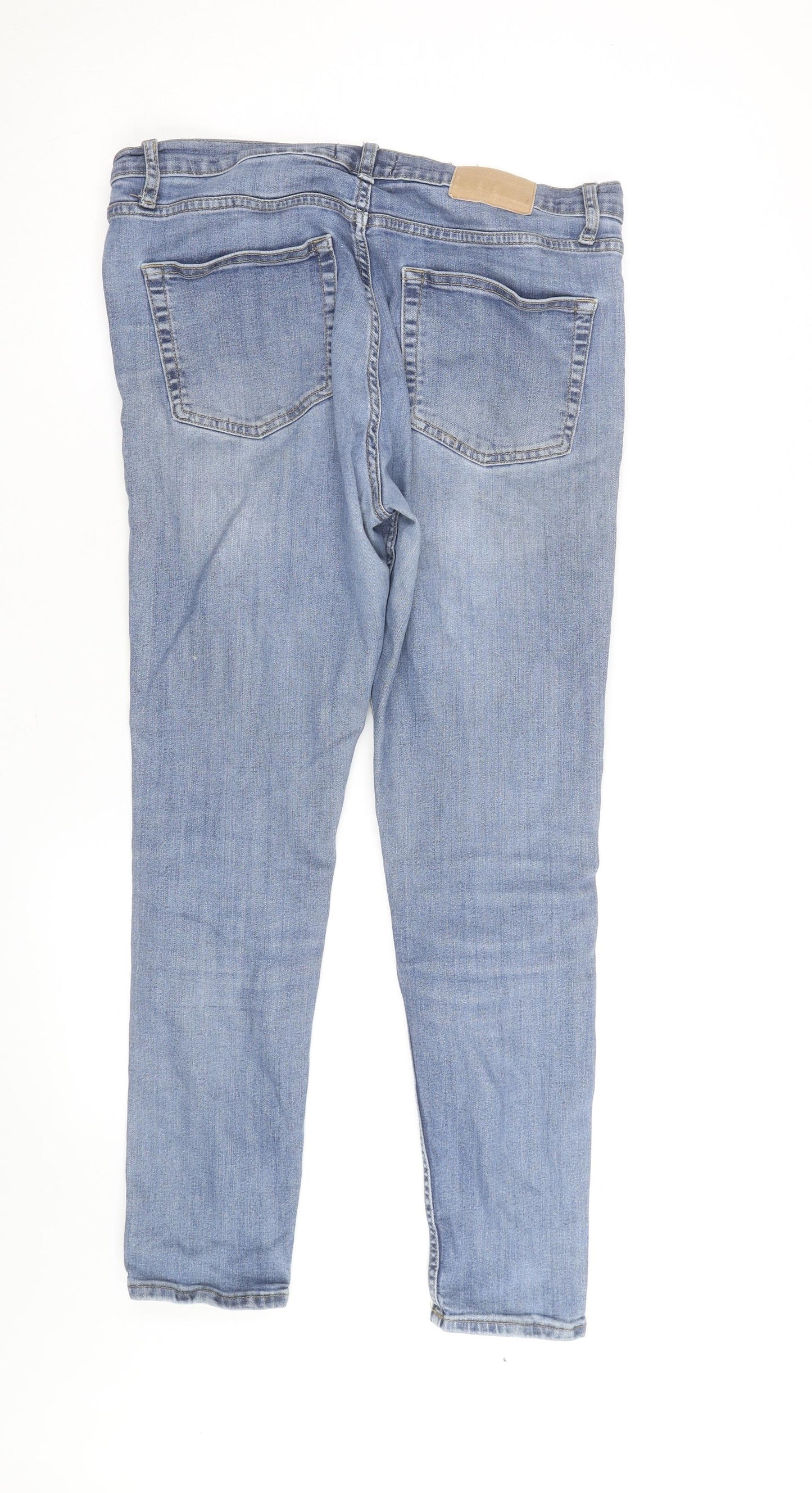 French Connection Women's Blue Skinny Jeans Size 10