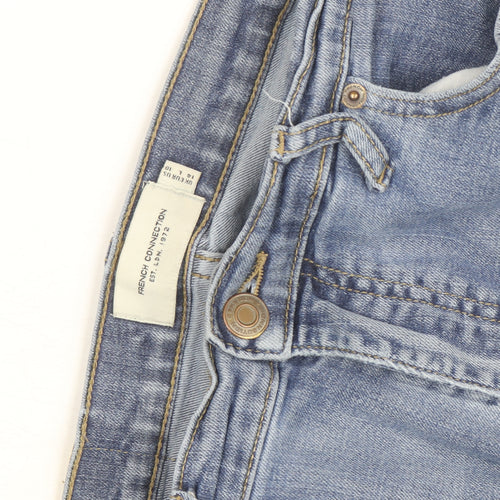 French Connection Women's Blue Skinny Jeans Size 10