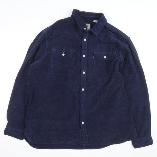 Levi's Men's Blue Corduroy Jackson Worker Relaxed Fit Jacket XL