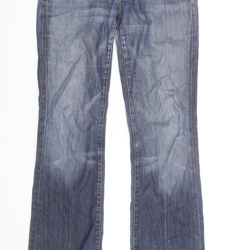 7 For All Mankind Men's Blue Bootcut Jeans Size 28 Regular Fit