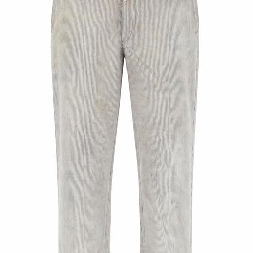 Marks and Spencer Men's Beige Corduroy Trousers Size 36 Regular Fit