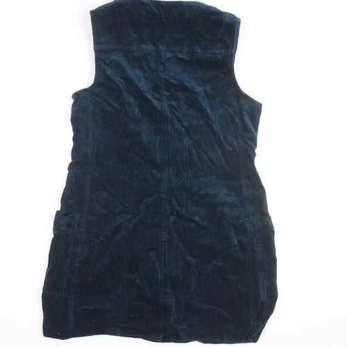 Joe Browns Women's Blue Corduroy Pinafore Dress Size 12