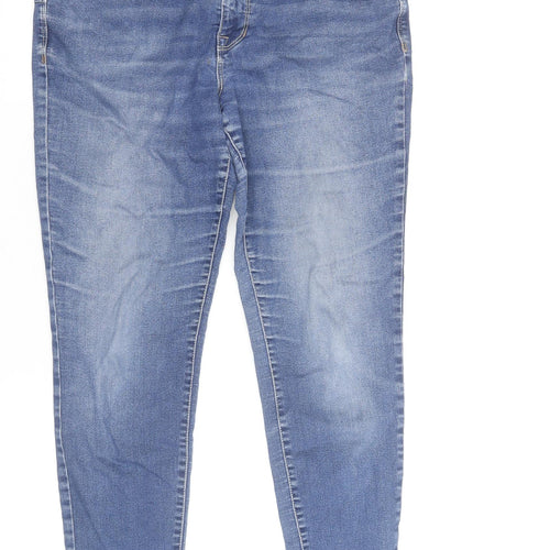 Angels Women Blue Everblue Lift Skinny Stretch Jeans Size 14
