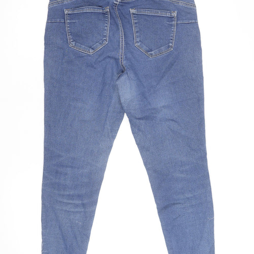 Angels Women Blue Everblue Lift Skinny Stretch Jeans Size 14