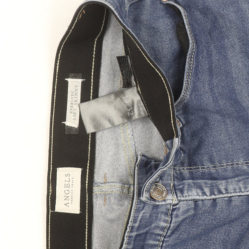 Angels Women Blue Everblue Lift Skinny Stretch Jeans Size 14