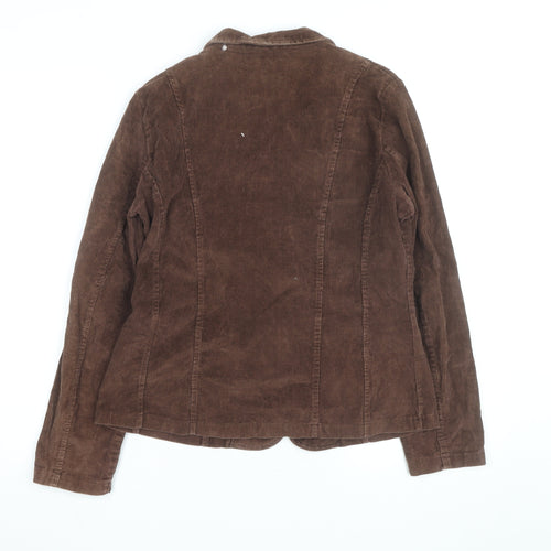La Redoute Women’s Brown Corduroy Blazer Jacket Size 10