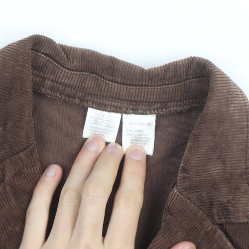 La Redoute Women’s Brown Corduroy Blazer Jacket Size 10