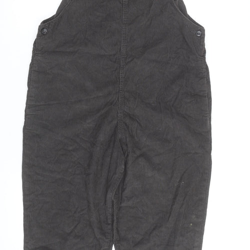 Next Boys Black Corduroy Dungarees 13 Years Adjustable Waist Casual