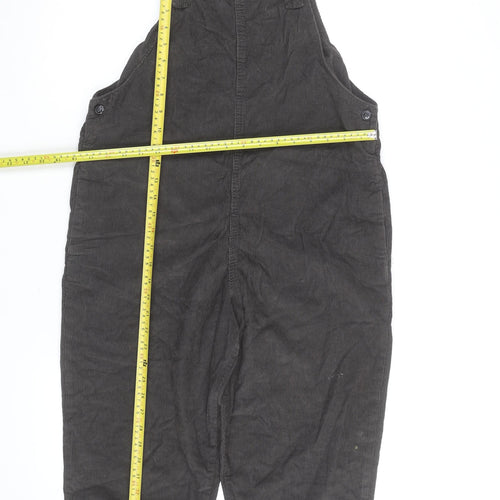 Next Boys Black Corduroy Dungarees 13 Years Adjustable Waist Casual