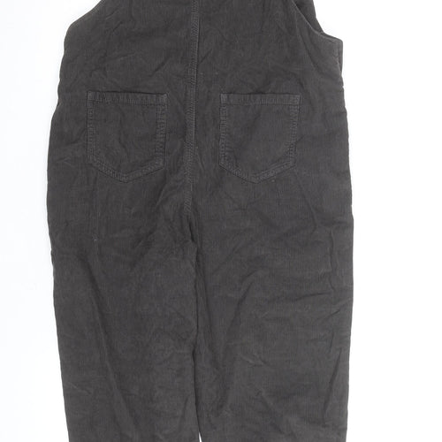 Next Boys Black Corduroy Dungarees 13 Years Adjustable Waist Casual