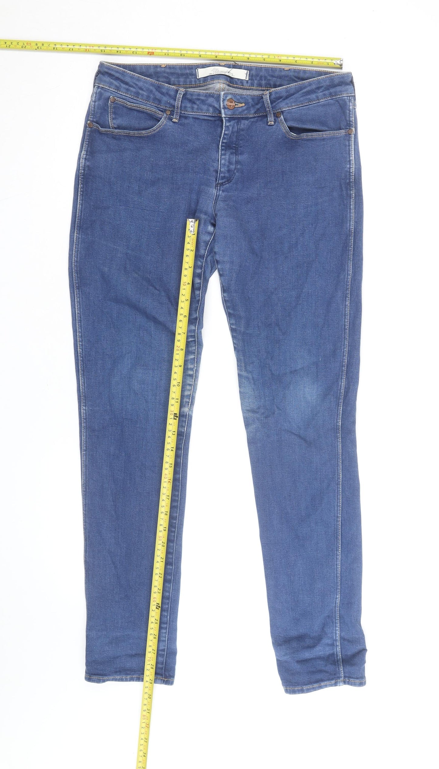 Wrangler Women Blue Molly Skinny Jeans W31 L32 Slim Fit Denim
