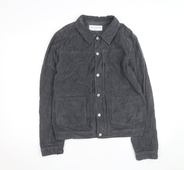 Officine Générale Men Grey Corduroy L Basic Jacket