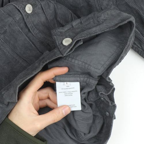 Officine Générale Men Grey Corduroy L Basic Jacket