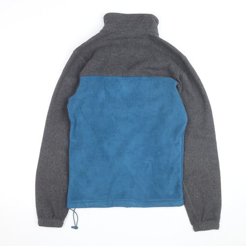Columbia Men's Blue Grey Fleece Full Zip Active Jacket Size S