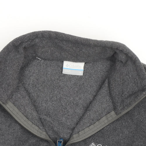 Columbia Men's Blue Grey Fleece Full Zip Active Jacket Size S