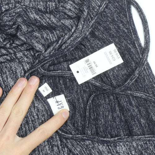 GAP Women’s Grey Long Sleeve Scoop Neck Jersey Top XS