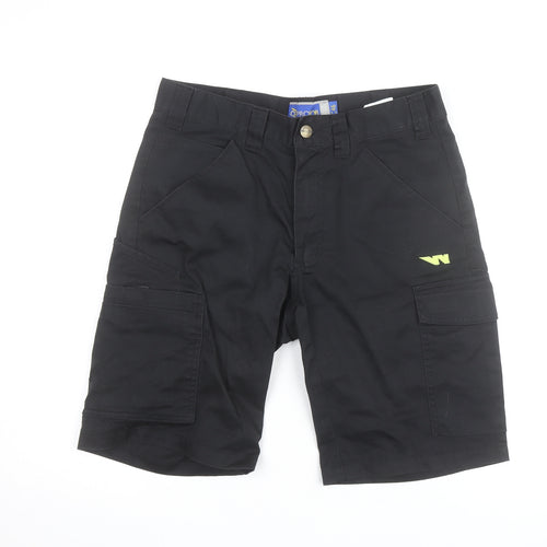 Projob Men's Black Cargo Work Shorts Size M 33in Waist