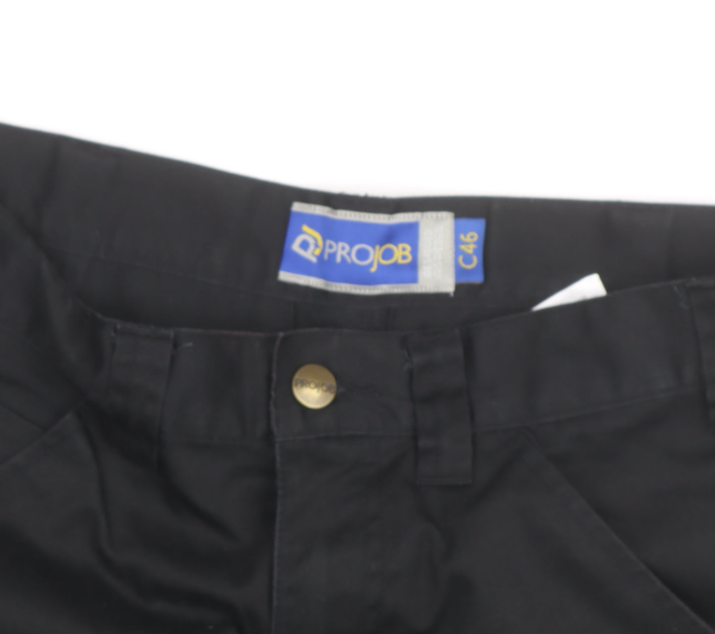 Projob Men's Black Cargo Work Shorts Size M 33in Waist